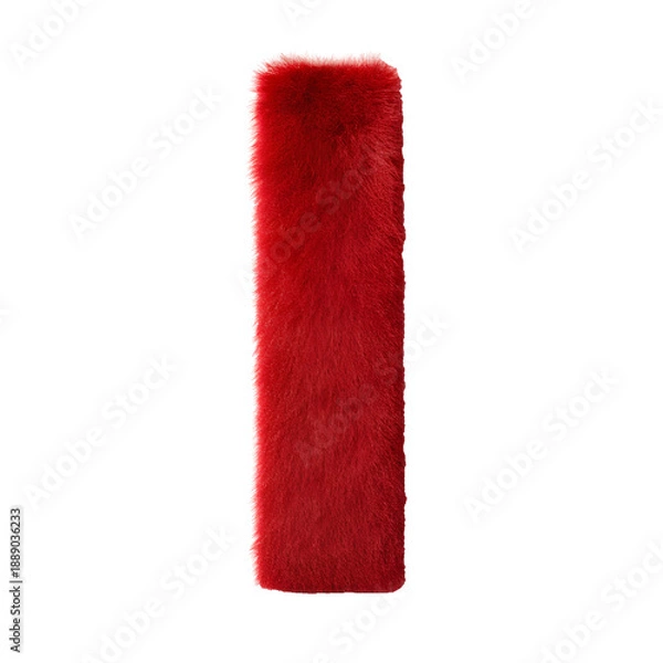 Obraz Soft Red Fur Neck Warmer Transparent