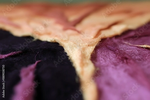 Fototapeta Abstract Soft Fiber Composition