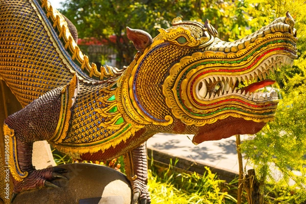 Obraz dragon in the temple