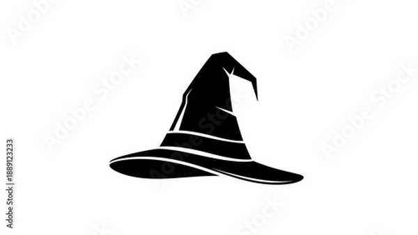 Obraz Witch Hat Shadow Silhouette Design