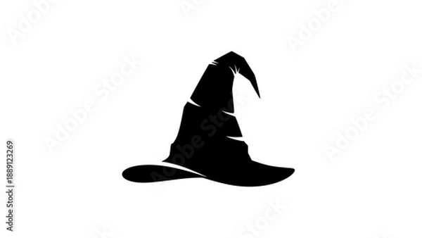 Obraz Witch Hat Flat Icon for Halloween Design