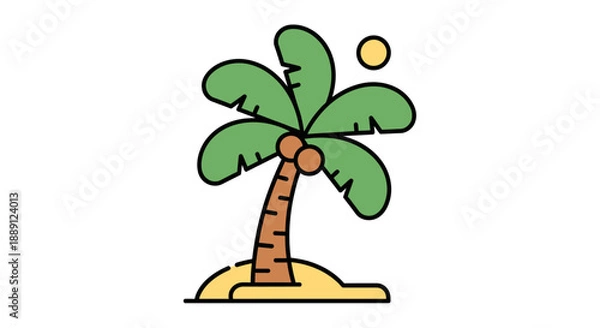 Obraz vector illustration of a tree