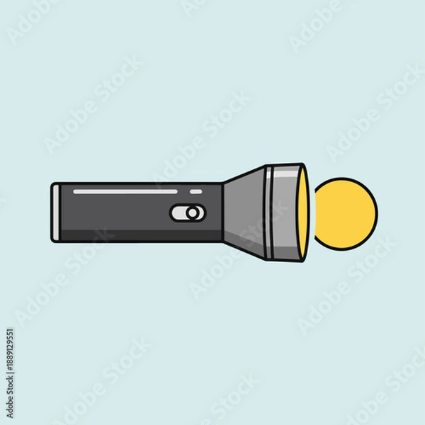 Fototapeta Flashlight Shining Bright