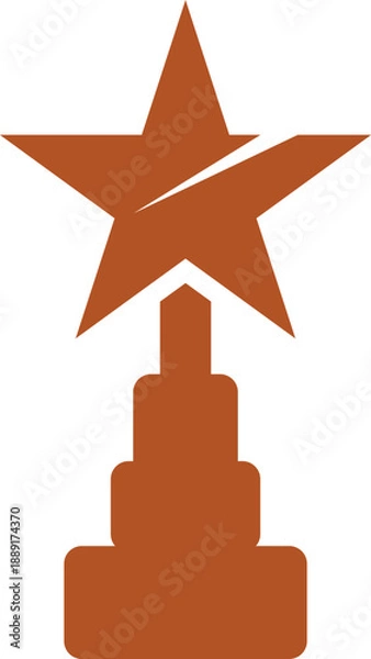 Obraz star award icon vector