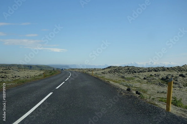 Fototapeta アイスランド南部、リングロードをドライブ