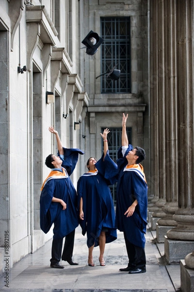 Obraz Graduates Hat Toss
