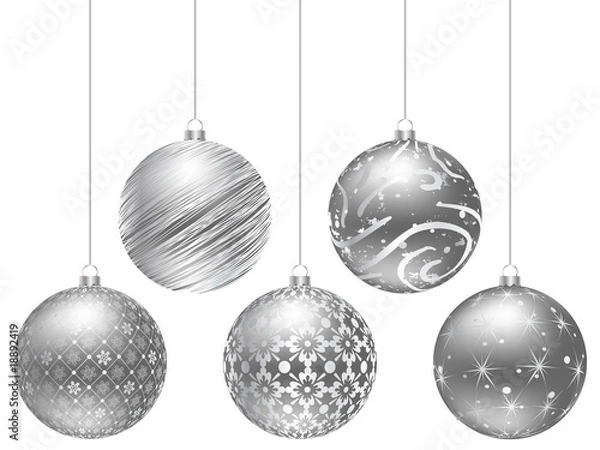 Obraz christmas globe vector illustration