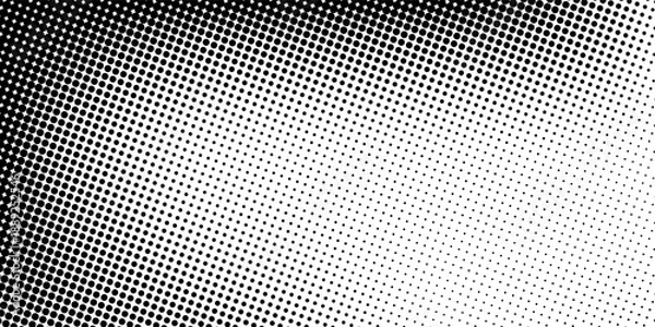 Fototapeta Dots halftone green color pattern gradient texture background. vector ilustration