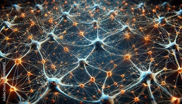 Obraz Intricate Neural Network Visualization