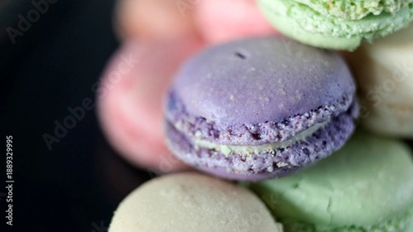 Fototapeta macarons de couleurs