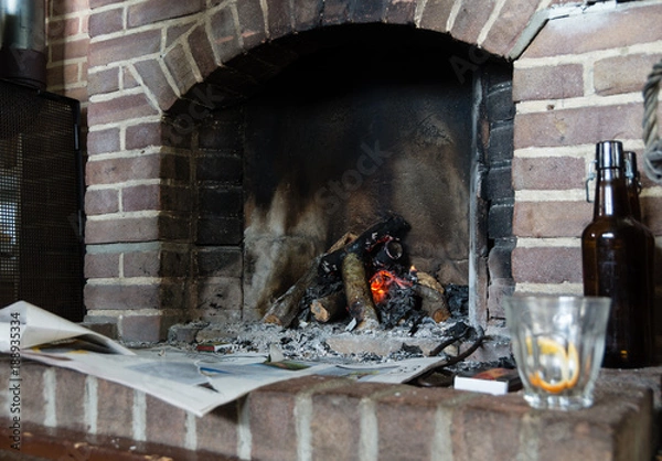 Obraz Dying fireplace