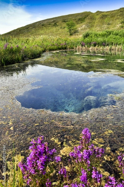 Fototapeta Blue lake (Голубое озеро)