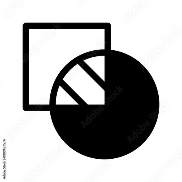 Obraz Scene Transition Icon Vector Symbol Design Illustration