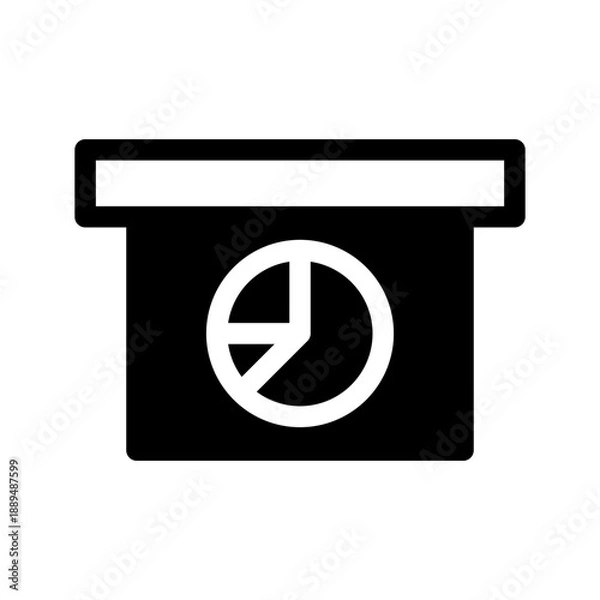 Obraz Presentation Icon Vector Symbol Design Illustration
