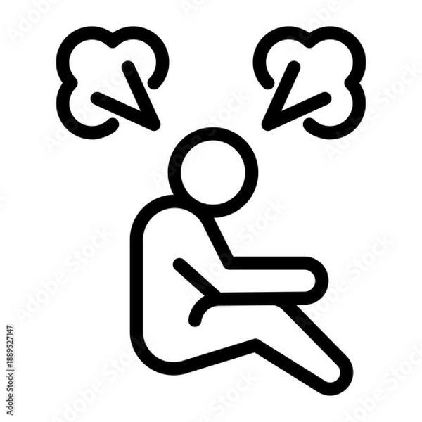 Obraz burnout employee icon