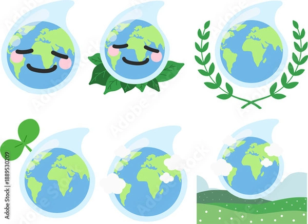 Obraz 물방울_물의날_물