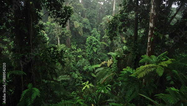 Obraz Lush Rainforest Scenery