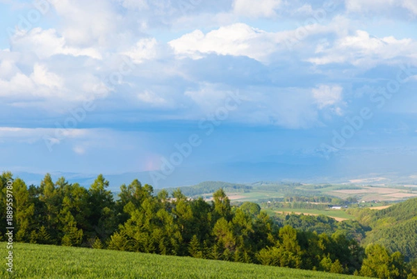 Obraz 北海道美瑛2025春-五稜からの風景-03