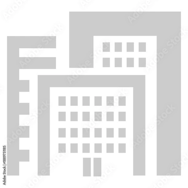 Obraz Office Buildings Icon