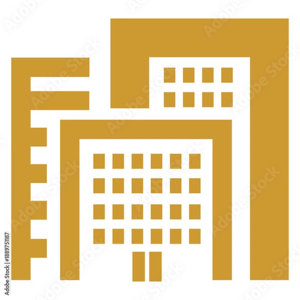 Obraz Office Building Icon
