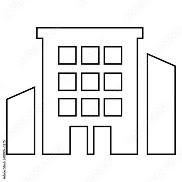 Obraz Modern Office Building Icon