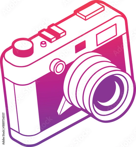 Obraz Placeholder graphic indicating a generic vector file format