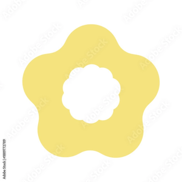 Obraz 黄色の春の花　イラスト　