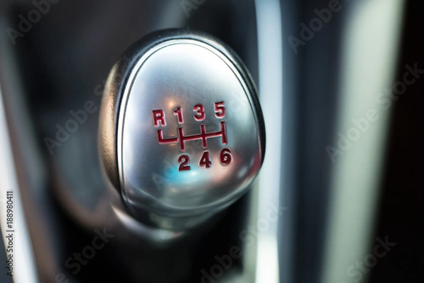 Obraz gear shift knob six speed