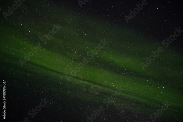 Obraz Green Dark Night Sky Abstract