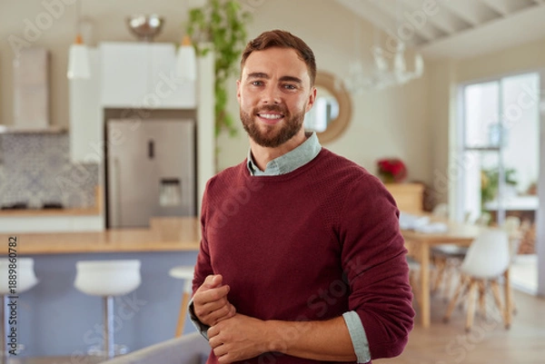 Obraz Confident young man looking at camera