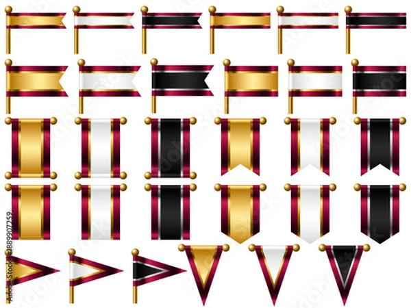 Obraz 旗、三色、11ワイン