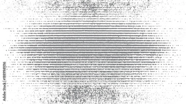 Obraz Grey horizontal lines and scattered dots on white background abstract texture pattern