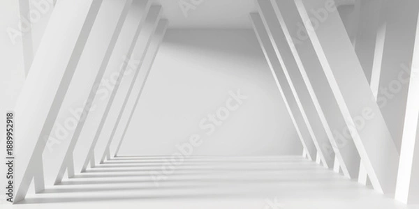 Obraz Abstract modern architecture background, empty open space interior