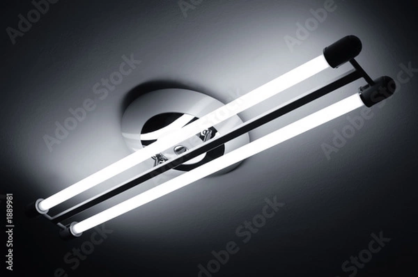 Obraz fluorescent lamps lighted