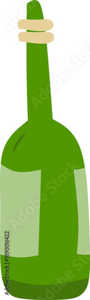 Obraz Simple Wine Bottle