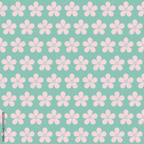 Fototapeta Vector flower seamless pattern background.  texture for backgrounds. seamless texture for wallpapers, textile, wrapping. Eps 10.