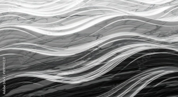 Obraz Abstract Wavy Marble Pattern Background Design Element