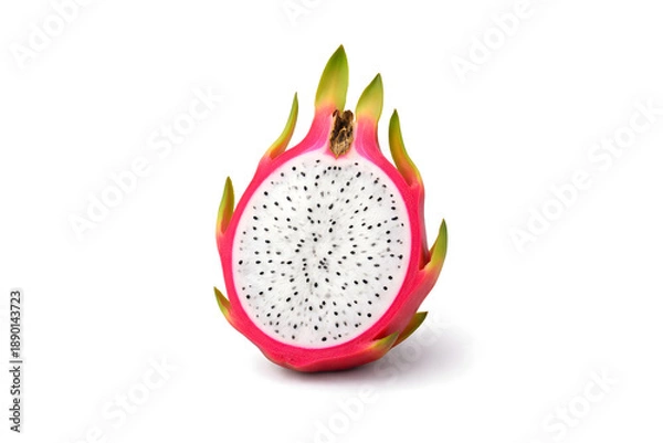 Obraz dragon fruit on white background