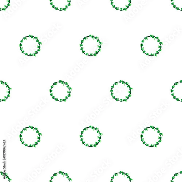 Obraz seamless pattern with circle arrangement
