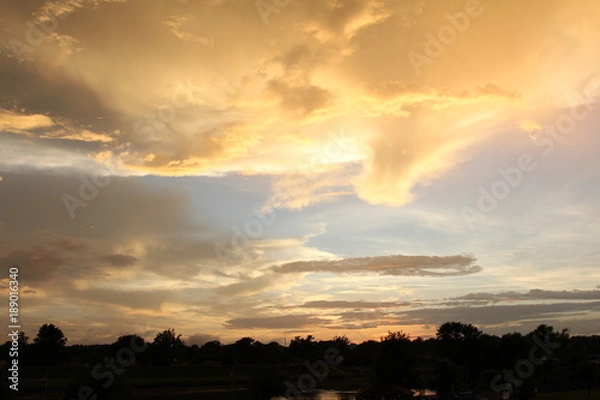 Fototapeta Evening Clouds