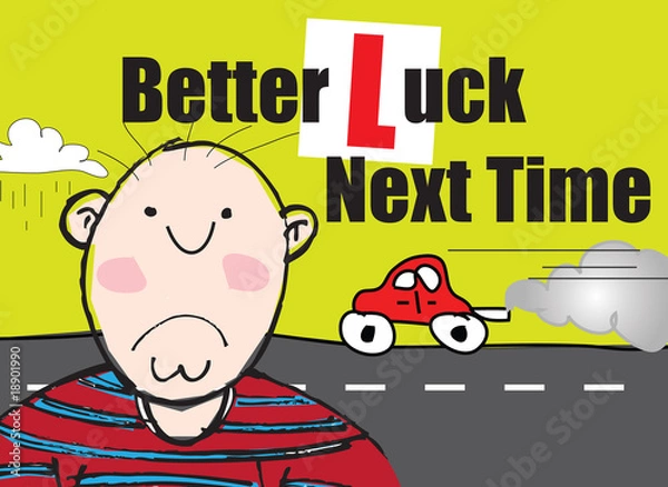 Obraz Failed Driving Test