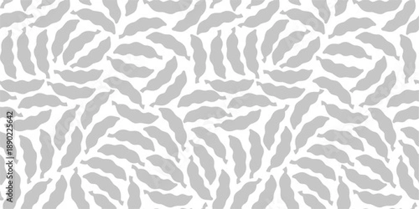 Obraz green soybeans or peas pattern background. Soybean seamless pattern background. edamame seamless pattern background. doodle edamame pattern background.