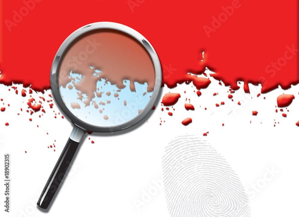 Obraz Crime Scenario