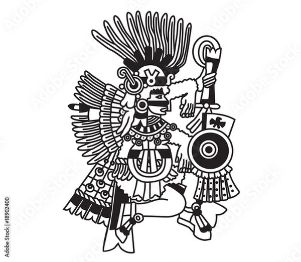 Obraz Azteke_Warrior