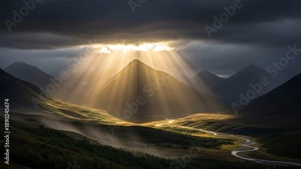 Obraz Mountain beams