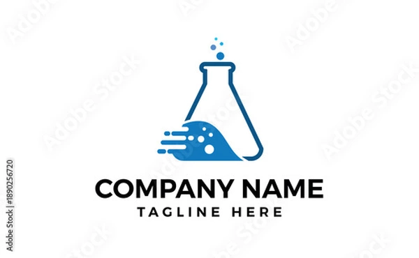 Obraz lab science technology logo designs