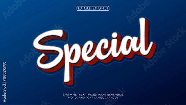 Obraz Special text effect editable
