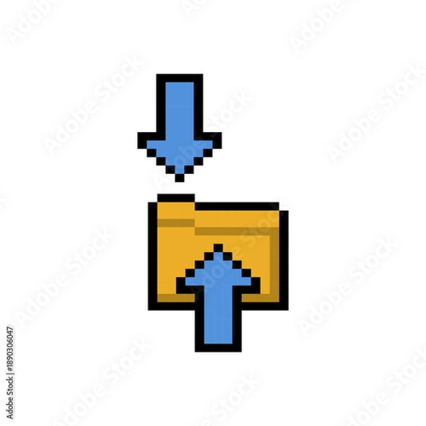 Fototapeta File Transfer Folder Sync Pixel