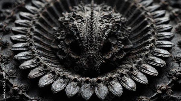 Fototapeta Abstract intricate psychedelic figures