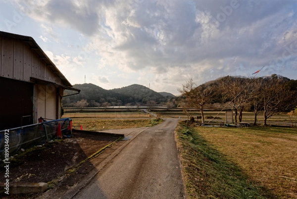 Obraz 田舎の風景